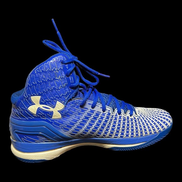 UNDER ARMOUR Clutch Fit Blue/ White Athletic Shoe Mens Size 11.5 (1246931-400) - Picture 10 of 12